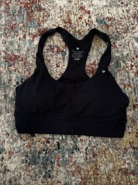 Women's Black Racerback Sports Bra